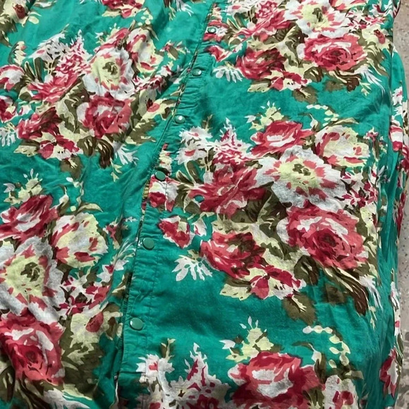 Imperfect handmade dress floral plus size button down back dress size 2X 3X ? - Picture 10 of 14